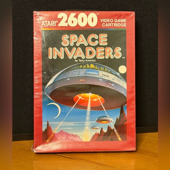 Atari 2600 Space Invaders Video Game Cartridge Factory Sealed